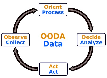 OODA Loop data literacy visual